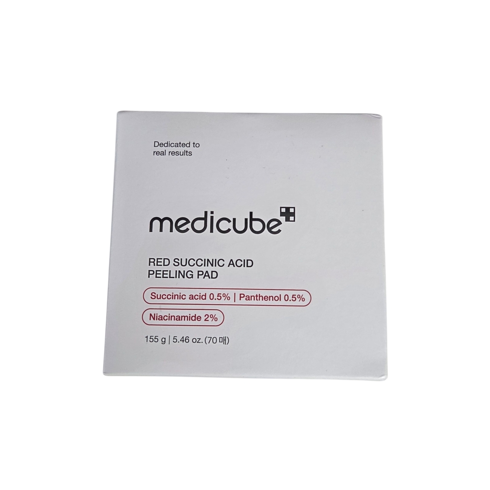 MEDICUBE Red Succinic Acid Peeling Pad -70 Pads NEW -SEALED